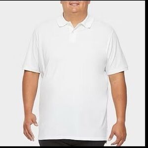 St. John's Bay Pique Big and Tall Mens Classic Fit Short Sleeve Polo Shirt